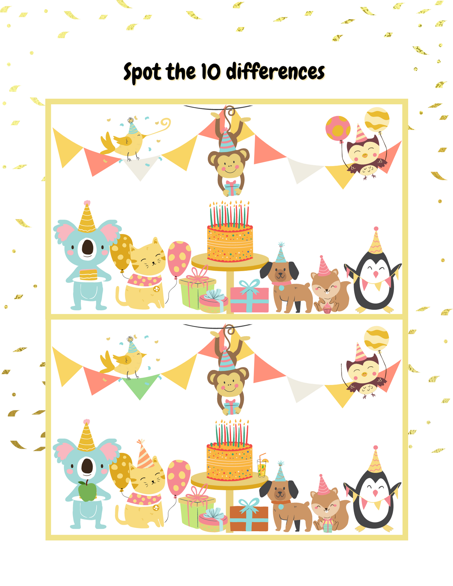 Party Animals Activity Pack (Printable)