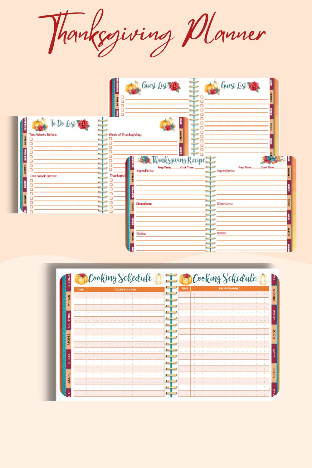 Thanksgiving Holiday Planner