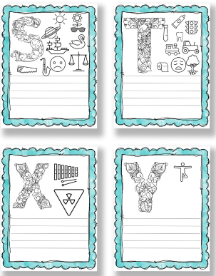 ABC Coloring Pages & Name Game for Kids (Printable)