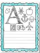 ABC Coloring Pages & Name Game for Kids (Printable)