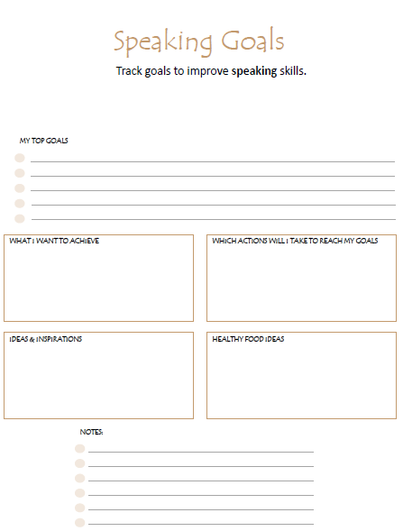 language learning planner