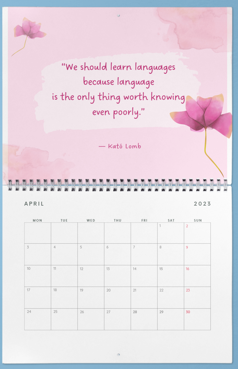 calendar quotes