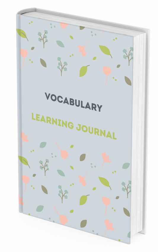 Diario de aprendizaje de vocabulario (tapa blanda)