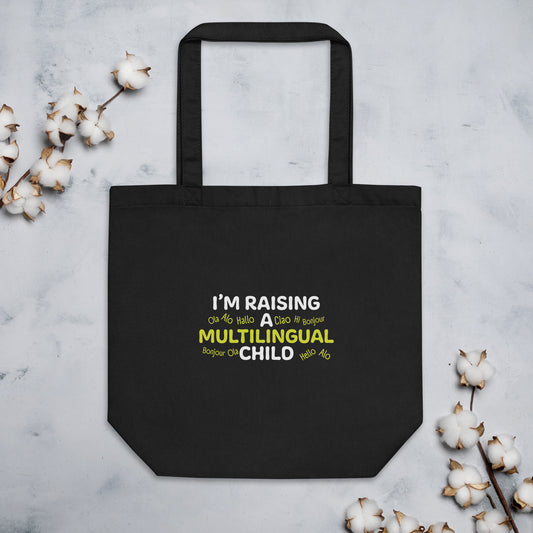 Raising Multilingual Eco Tote Bag.