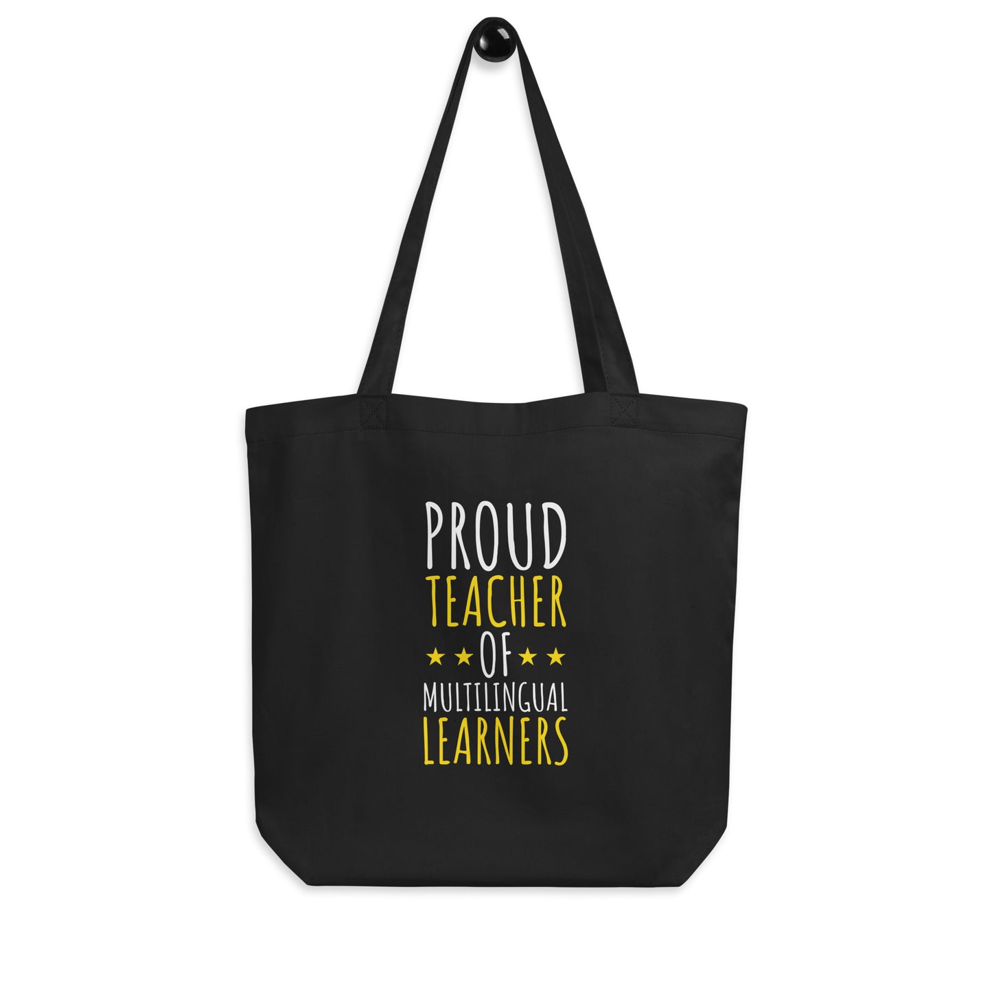 Multilingual Teacher Learner Eco Tote Bag.