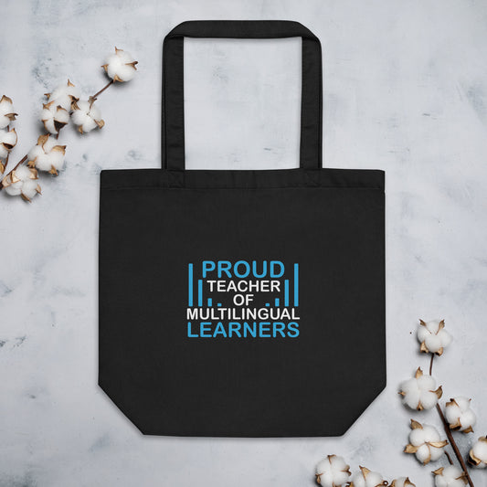 Profesor orgulloso de ESL Eco Tote Bag.