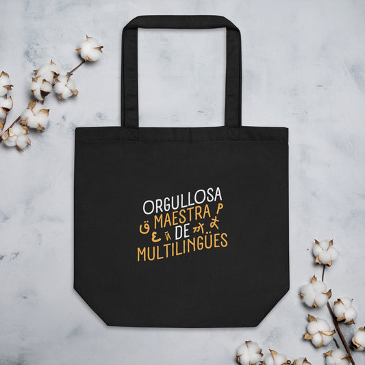 Orgullosa Maestra De Multilingues Eco Tote Bag