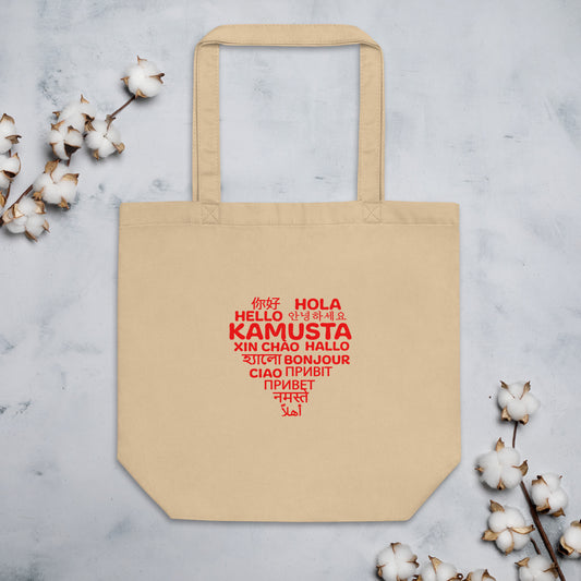 Hello In Different Languages Tote Bag