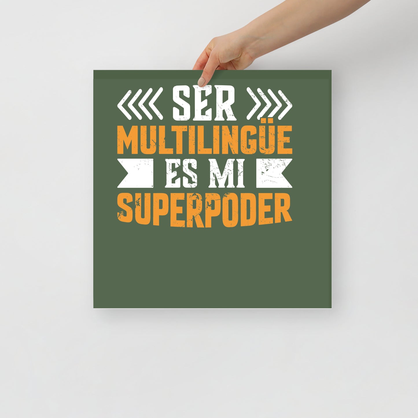 Ser multilingüe es mi póster de superpoderes (en español)