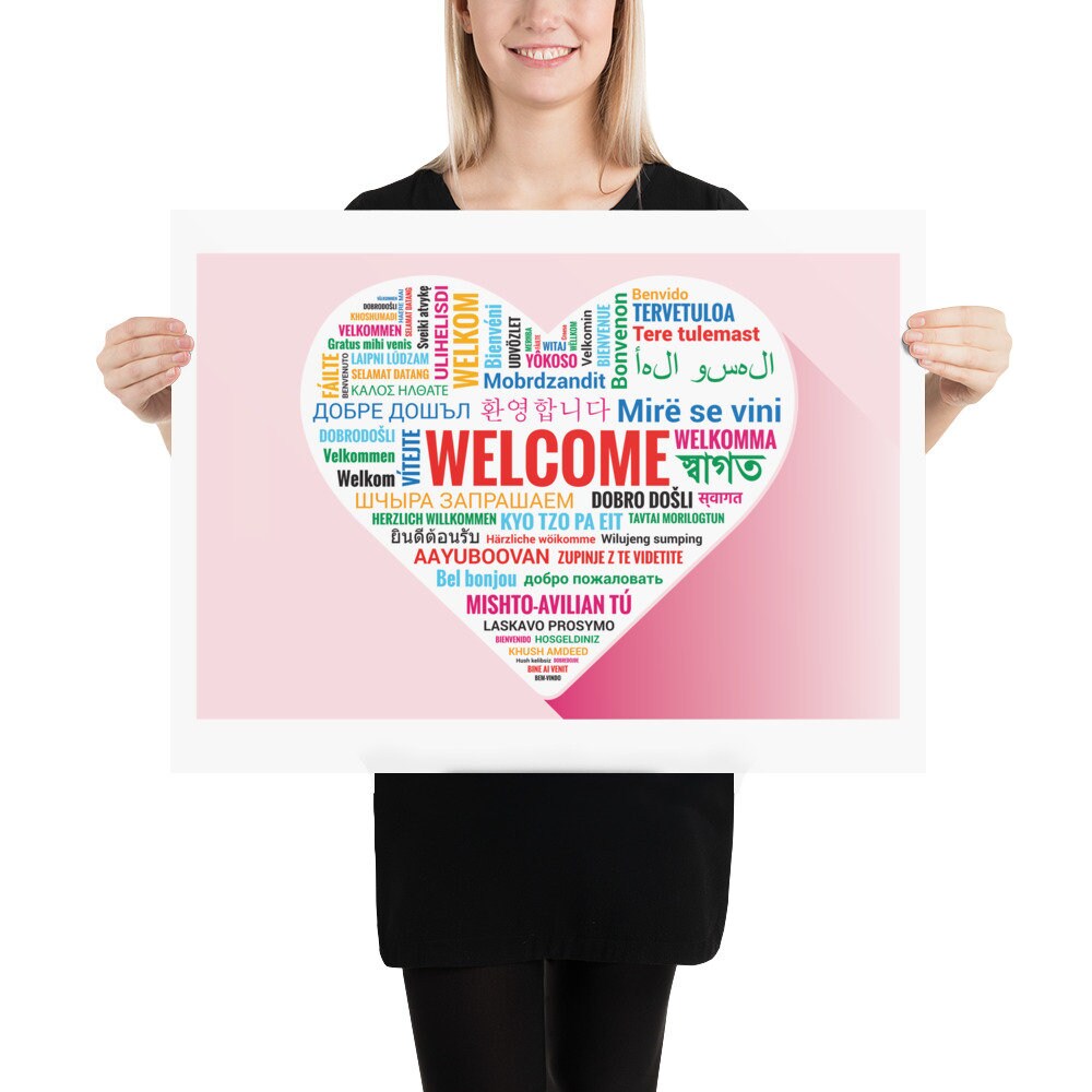 Welcome Poster (Different Languages)