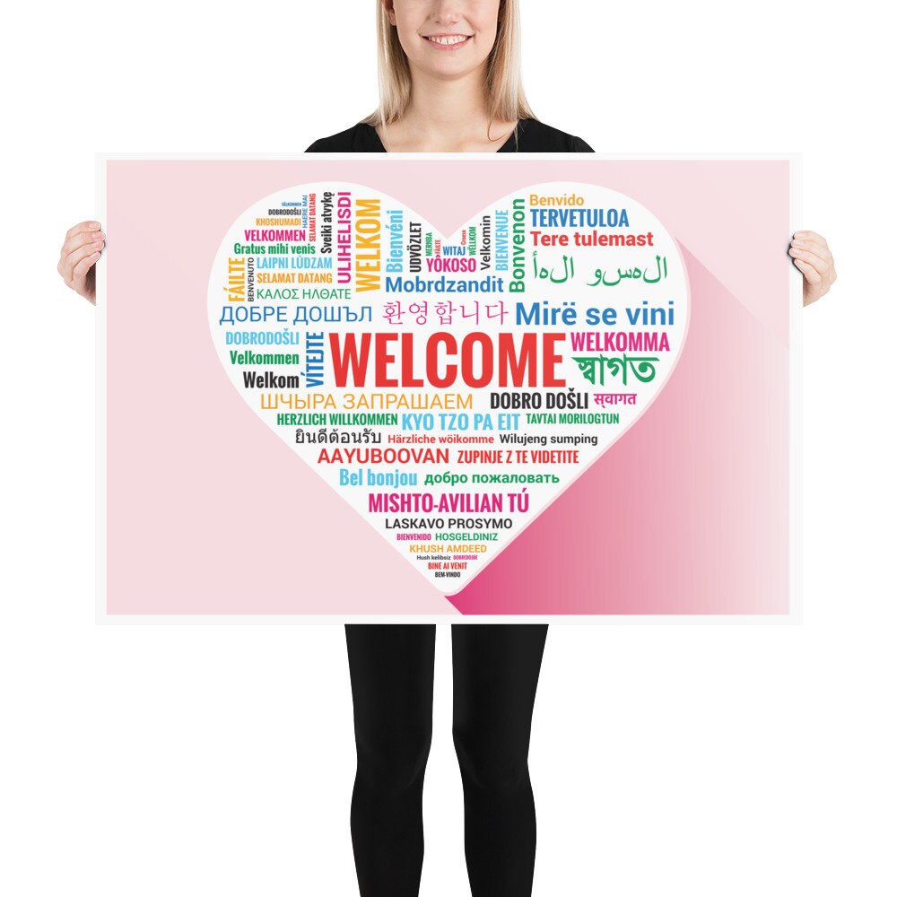 Welcome Poster (Different Languages)