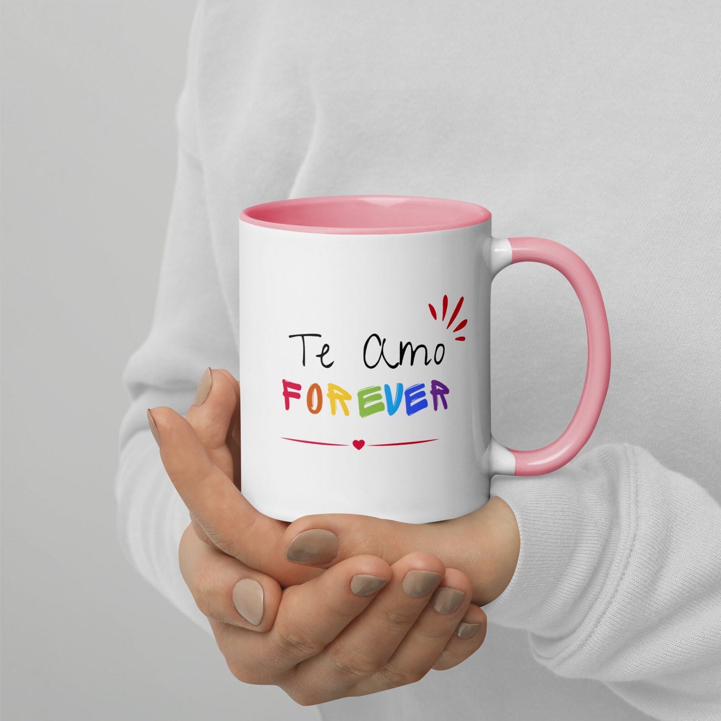 Te Amo Forever Mug with Color Inside