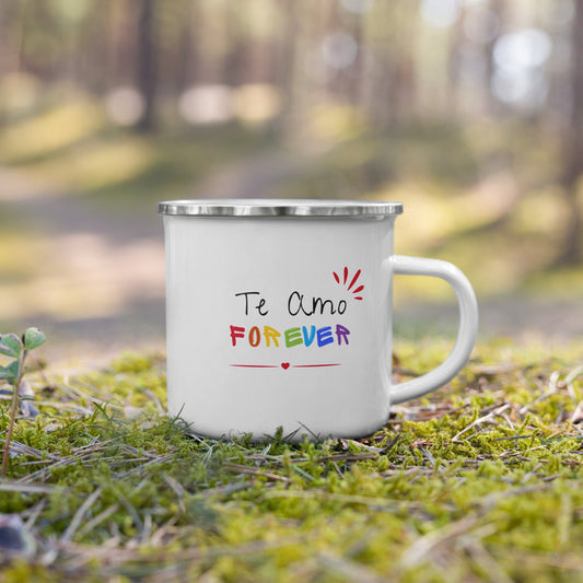 Te Amo Forever Enamel Mug