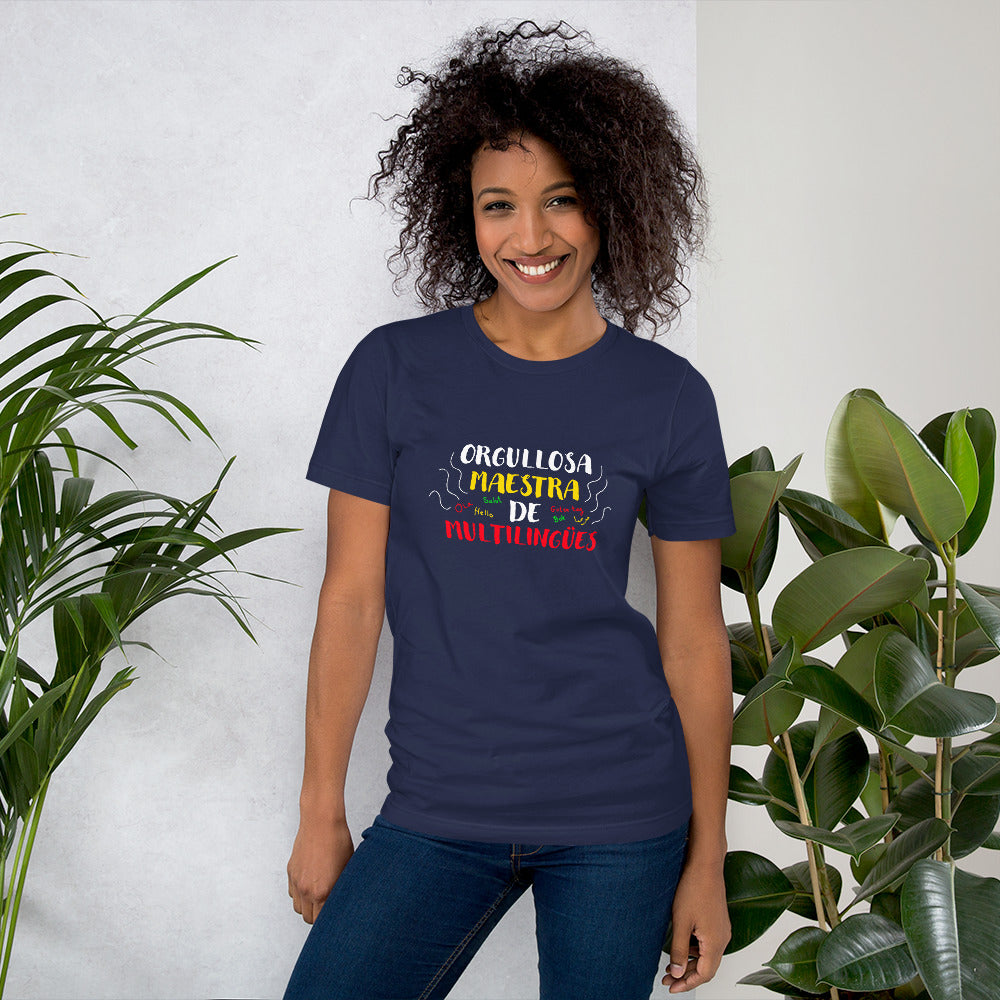 Orgullosa Maestra De Multilingues t-shirt