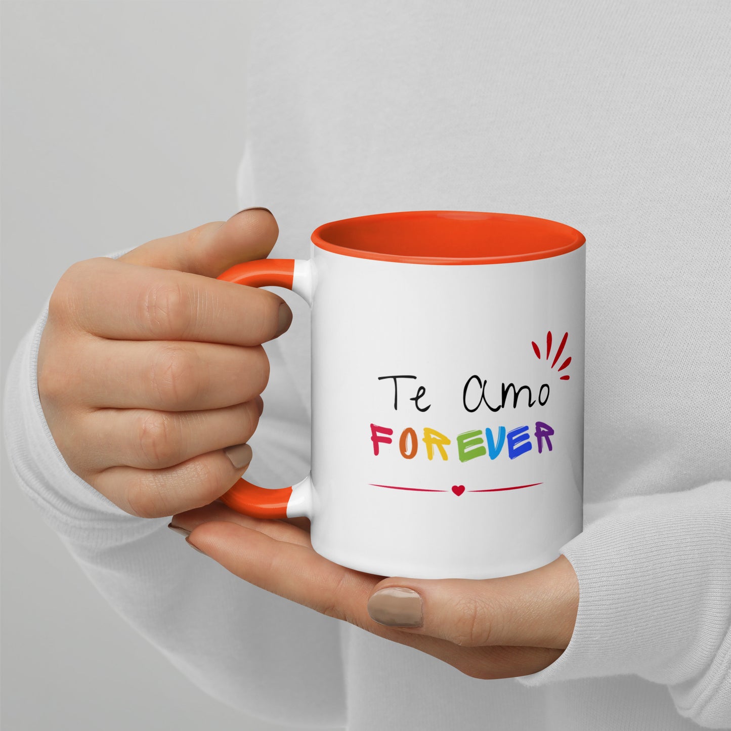 Te Amo Forever Mug with Color Inside