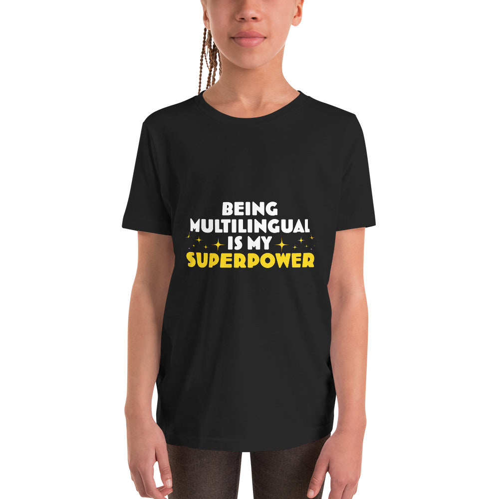 Proud Multilingual Youth Short Sleeve T-Shirt