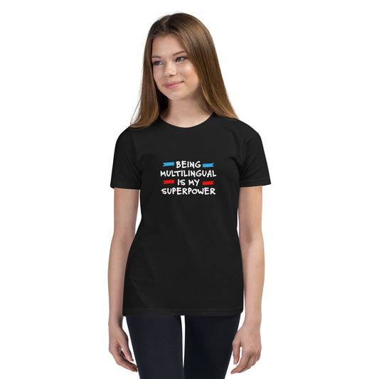 Multilingual Superpower Youth T-Shirt