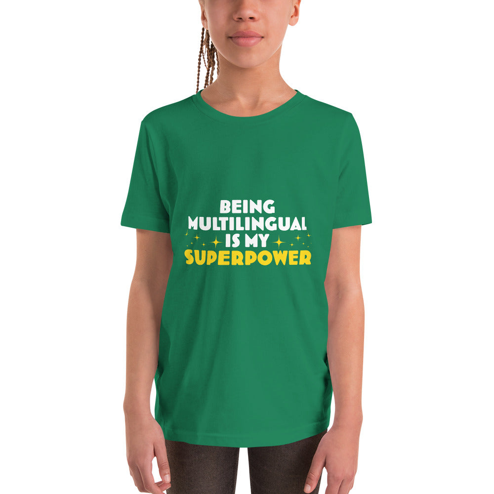 Proud Multilingual Youth Short Sleeve T-Shirt
